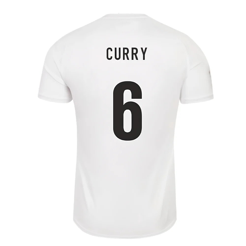 England RWC 2023 Home Pro Rugby Jersey (Curry 6)