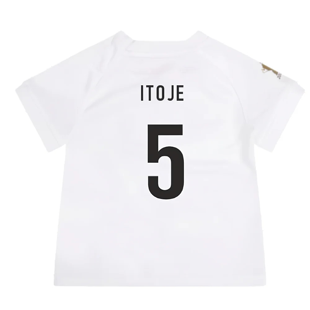England RWC 2023 Home Replica Rugby Baby Kit (Itoje 5)