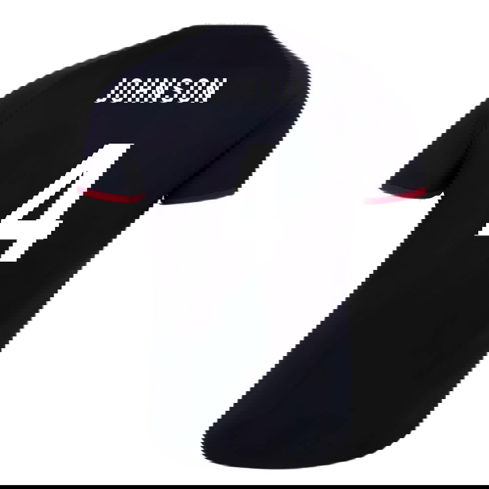England RWC 2023 Rugby Alternate Jersey (Johnson 4)