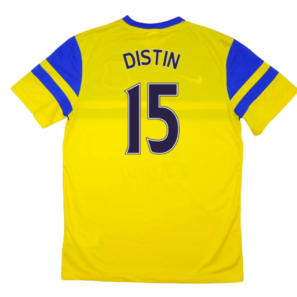 Everton 2013-14 Away Shirt (S) ((Excellent) S) (Distin 15)