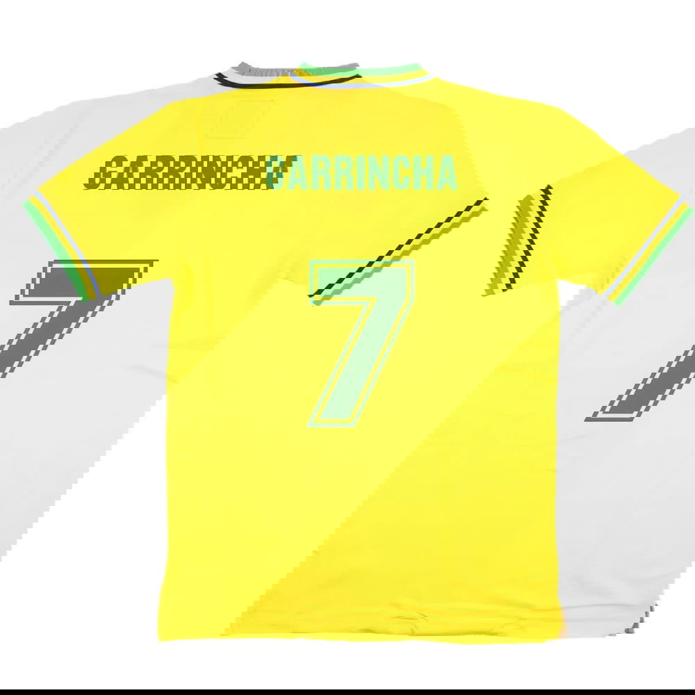 False Nein Brazil Home Football Shirt (GARRINCHA 7)