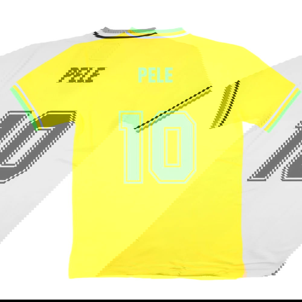 False Nein Brazil Home Football Shirt (PELE 10)