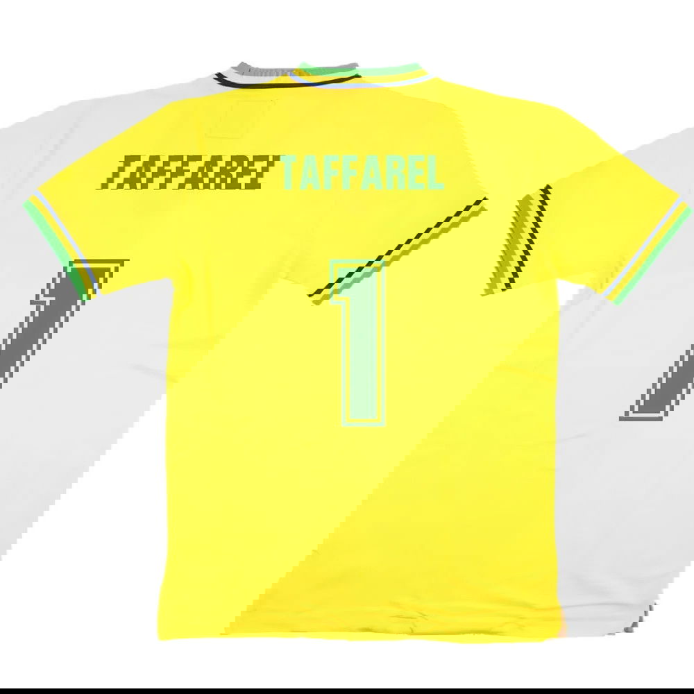 False Nein Brazil Home Football Shirt (TAFFAREL 1)