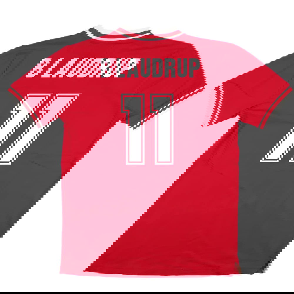 False Nein Denmark Home Shirt (B LAUDRUP 11)