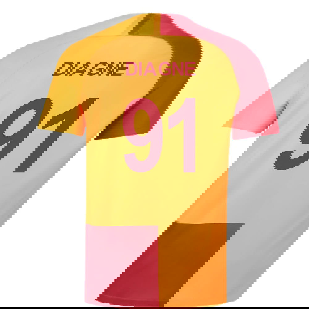 Galatasaray 2018-19 Home Shirt (2XL) (Excellent) (Diagne 91)