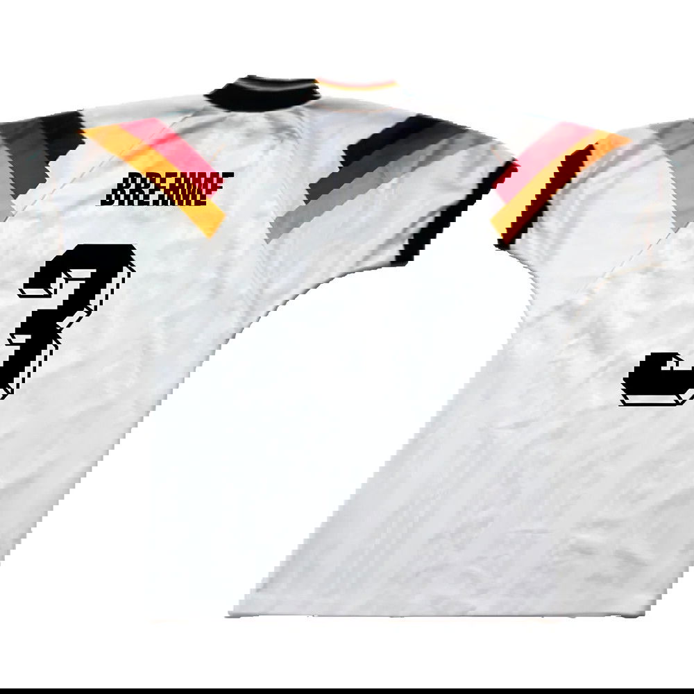 Germany 1992-93 Home Shirt ((Excellent) L) (Brehme 3)