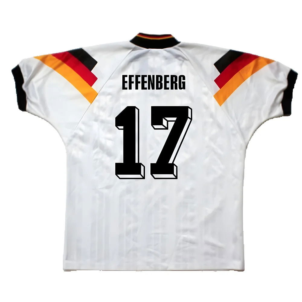 Germany 1992-93 Home Shirt ((Excellent) L) (Effenberg 17)