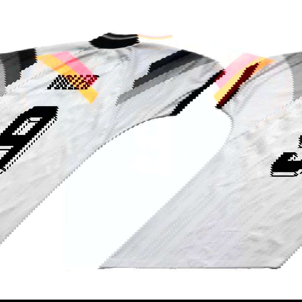 Germany 1992-93 Home Shirt ((Excellent) L) (Voller 9)