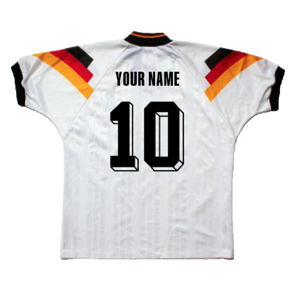 Germany 1992-93 Home Shirt ((Excellent) L) (Your Name)
