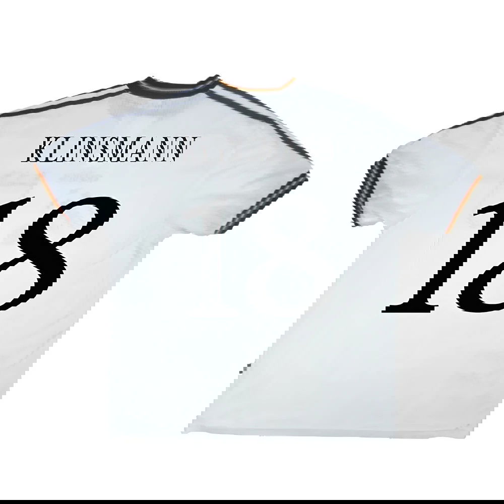 Germany 1996-98 Home Shirt ((Excellent) S) (Klinsmann 18)