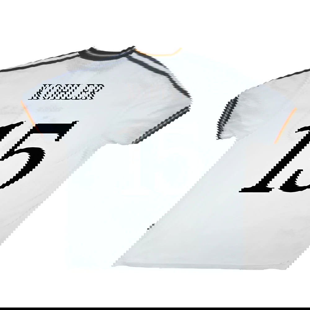 Germany 1996-98 Home Shirt ((Excellent) S) (Kohler 15)