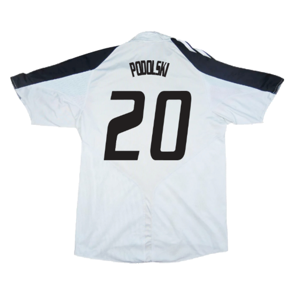 Germany 2004-05 Home Shirt ((Excellent) S) (Podolski 20)