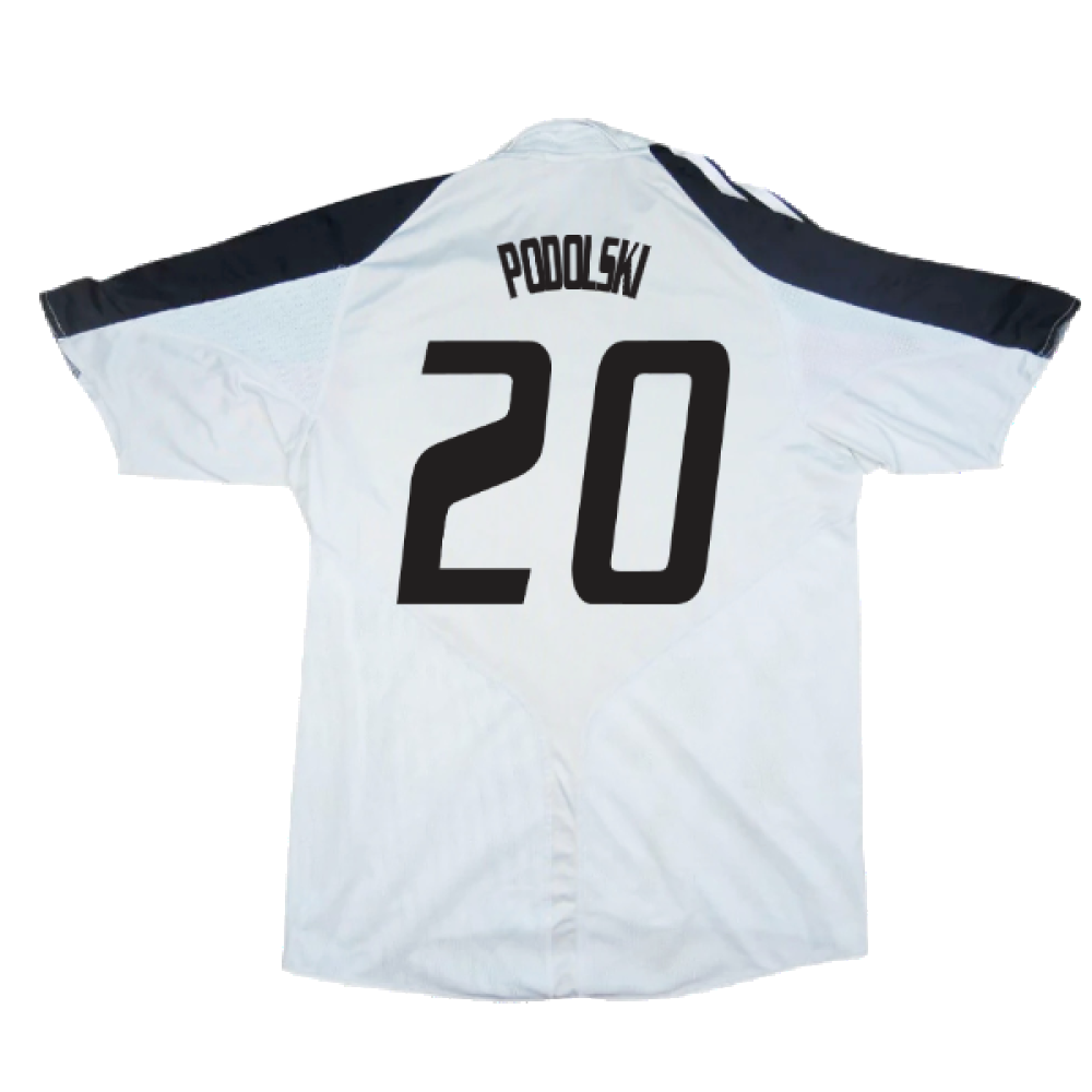 Germany 2004-06 Home Shirt ((Very Good) XL) (Podolski 20)