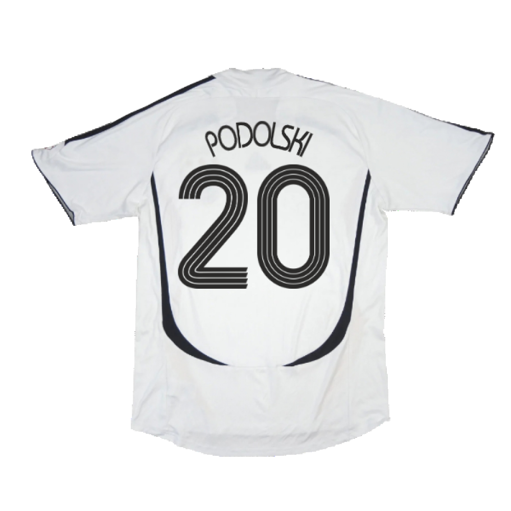 Germany 2005-07 Home Shirt ((Excellent) XL) (Podolski 20)