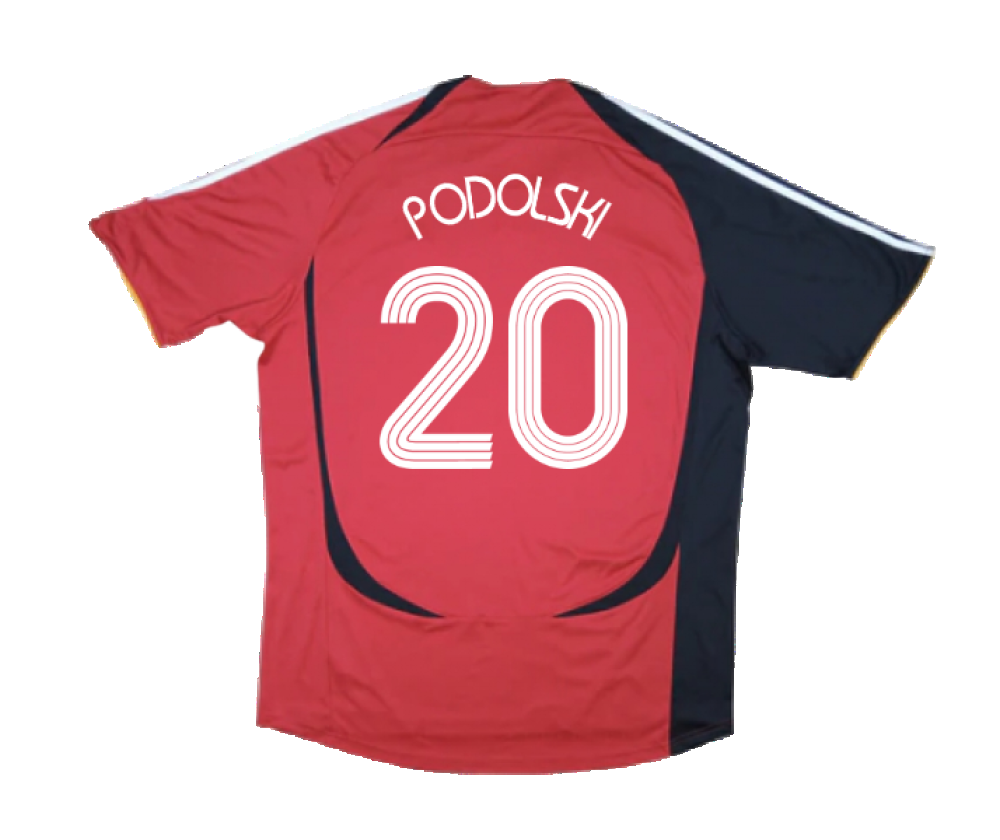 Germany 2006-08 Away Shirt ((Excellent) XXL) (Podolski 20)