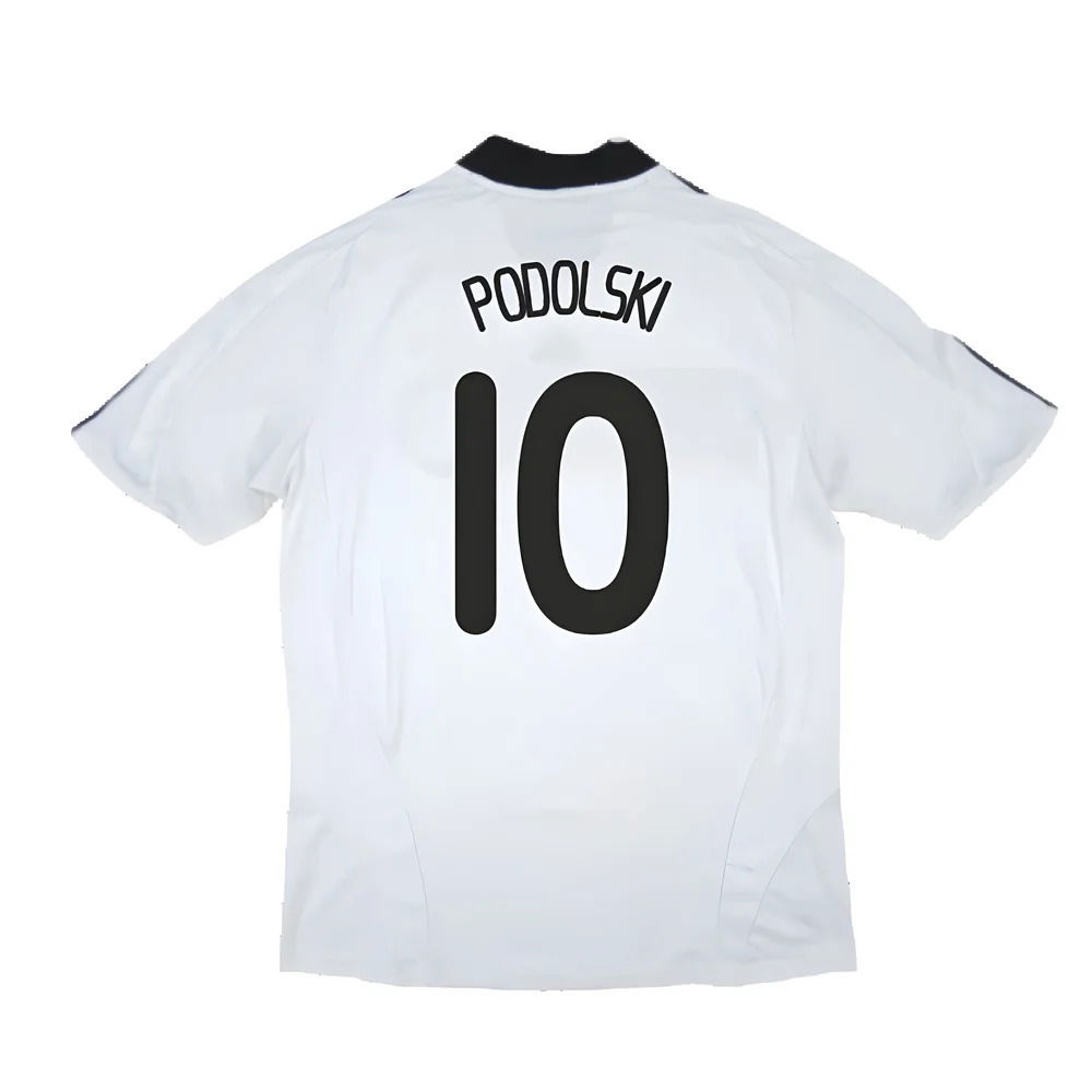 Germany 2008-09 Home Shirt ((Good) XL) (PODOLSKI 10)