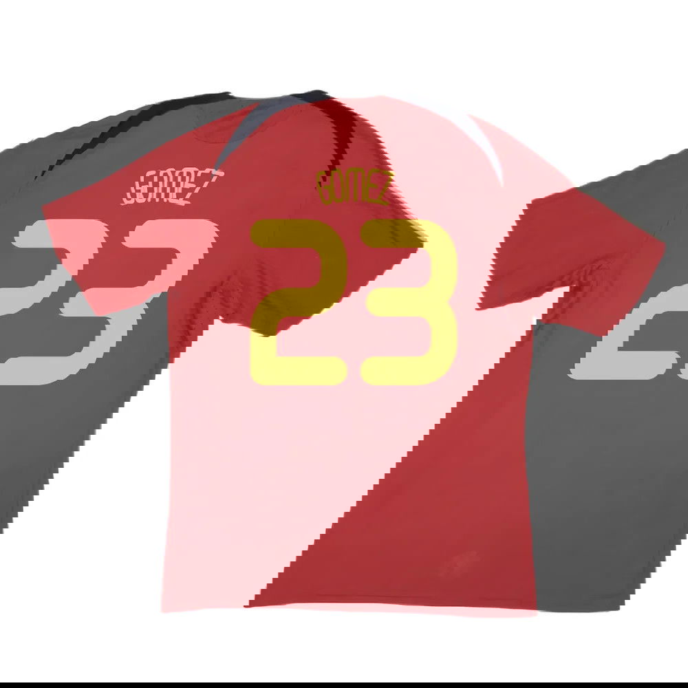 Germany 2008-10 Away Shirt ((Excellent) XXL) (GOMEZ 23)