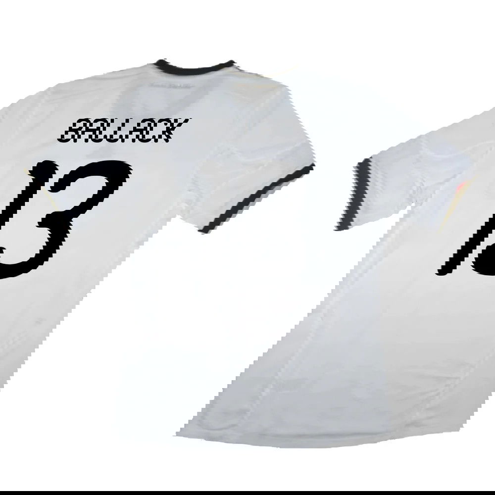 Germany 2010-11 Home Shirt ((Good) S) (BALLACK 13)