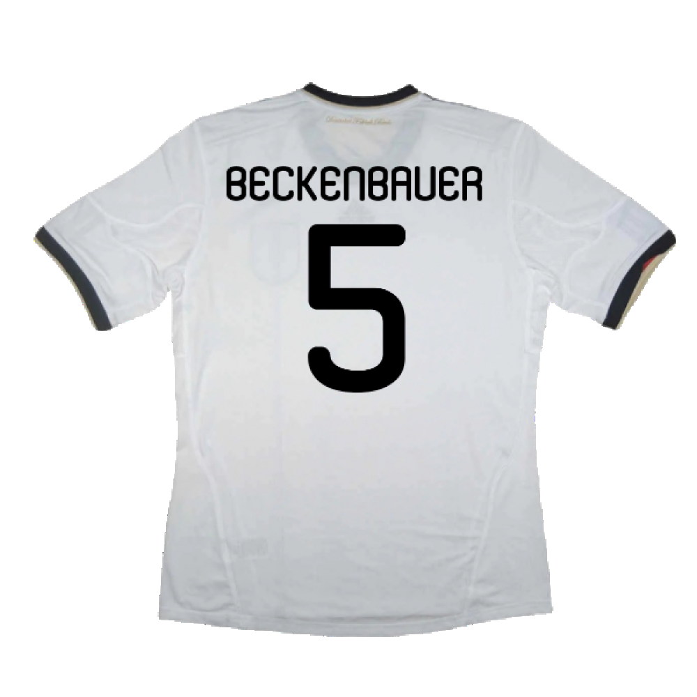 Germany 2010-11 Home Shirt ((Good) S) (BECKENBAUER 5)