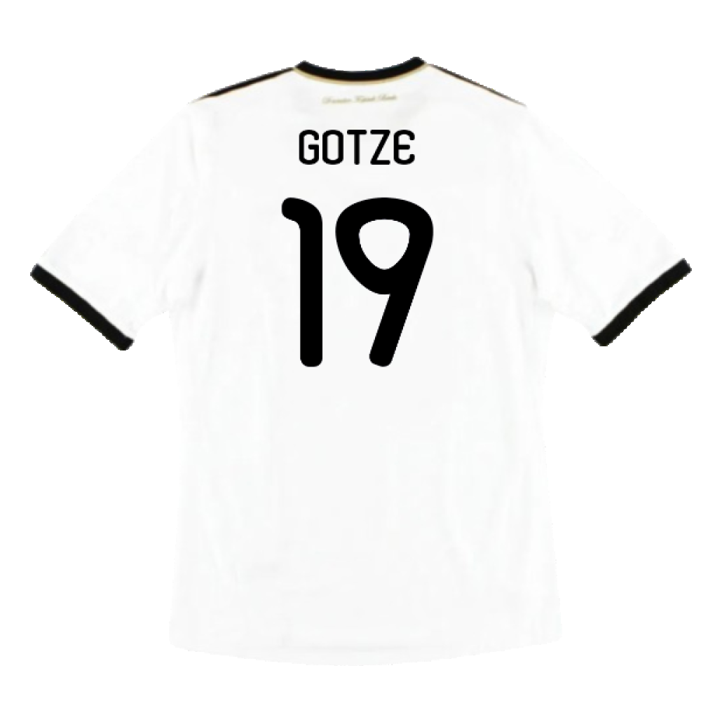 Germany 2010-11 Home Shirt ((Good) S) (GOTZE 19)