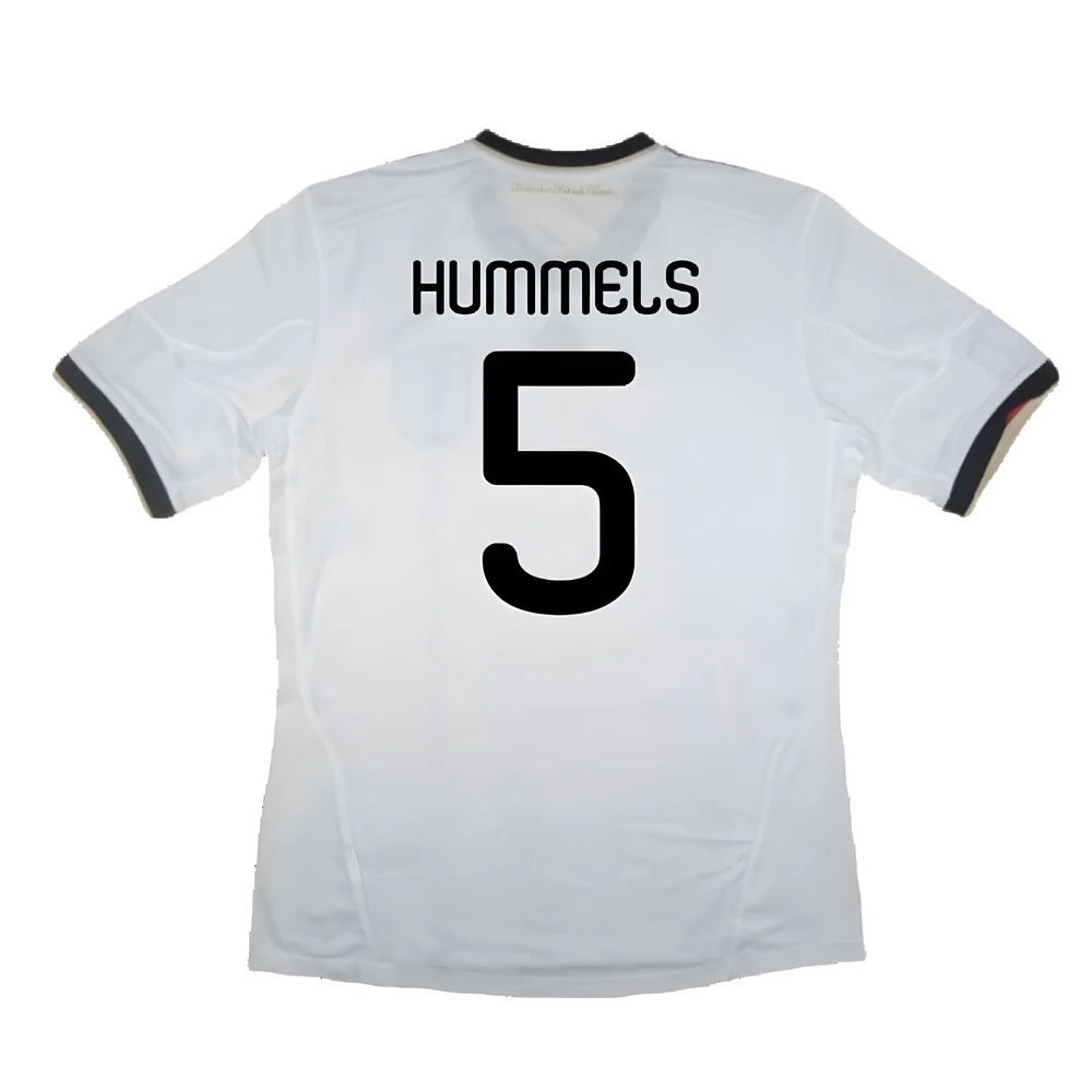 Germany 2010-11 Home Shirt ((Good) S) (HUMMELS 5)