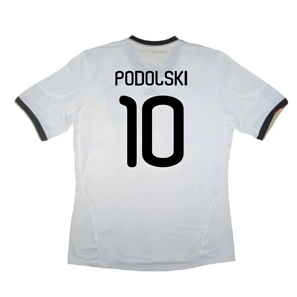Germany 2010-11 Home Shirt ((Good) S) (PODOLSKI 10)