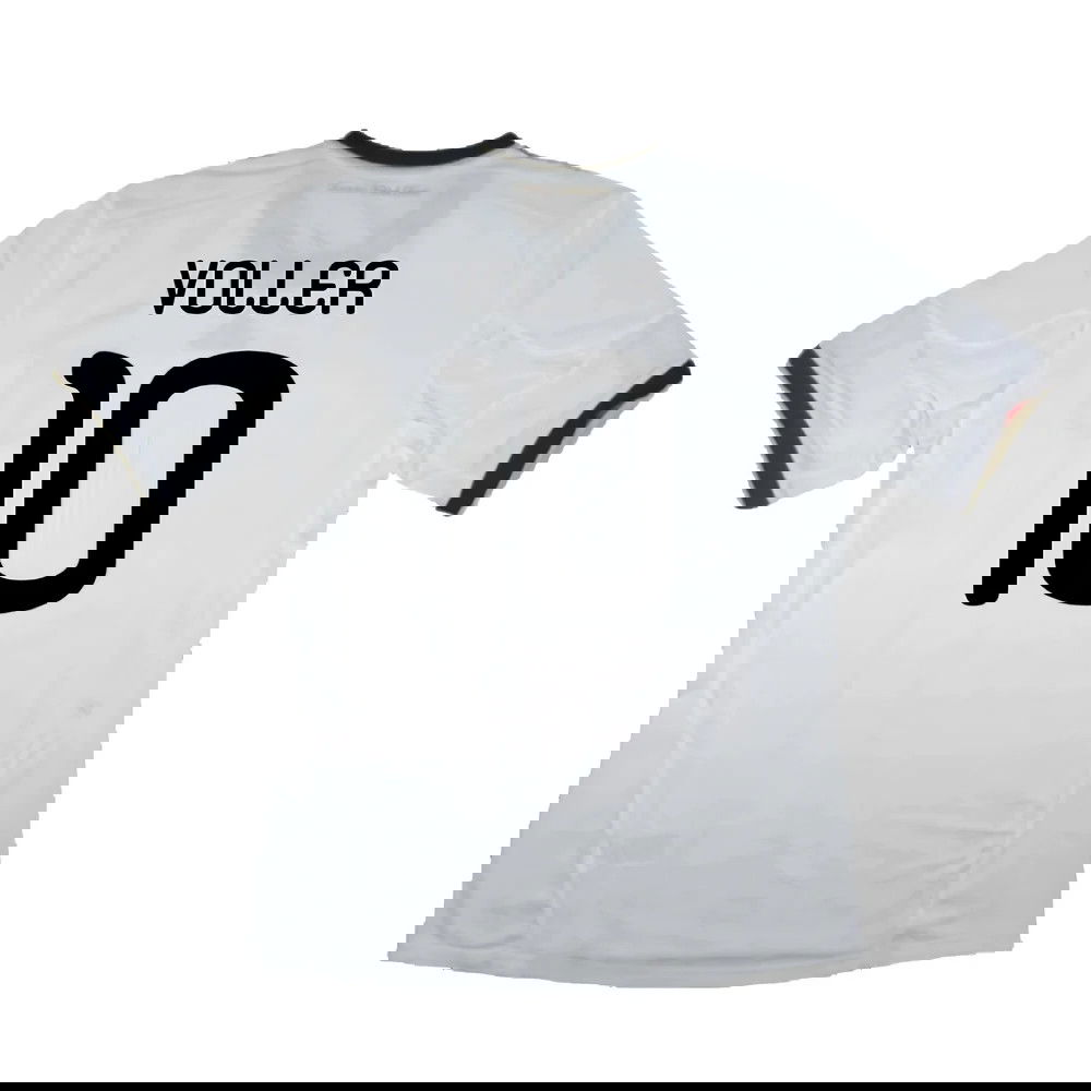Germany 2010-11 Home Shirt ((Good) S) (VOLLER 10)