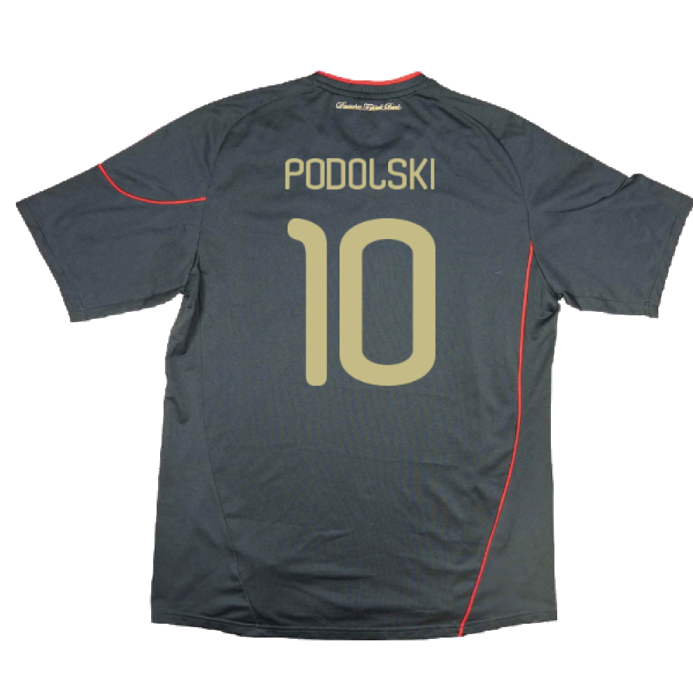 Germany 2010-12 Away Shirt ((Excellent) S) (PODOLSKI 10)