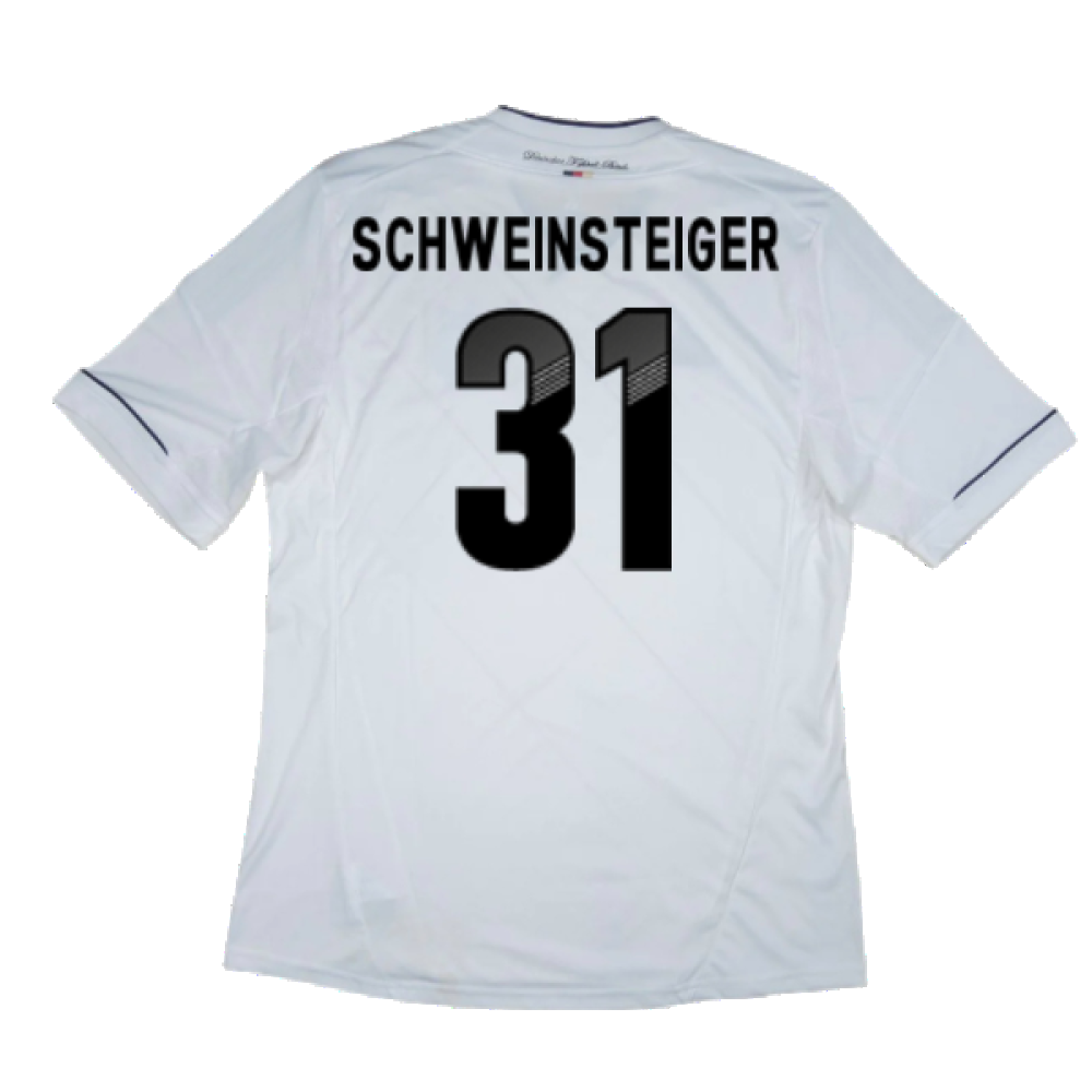 Germany 2012-13 Home Shirt (XL) ((Very Good) M) (Schweinsteiger 31)