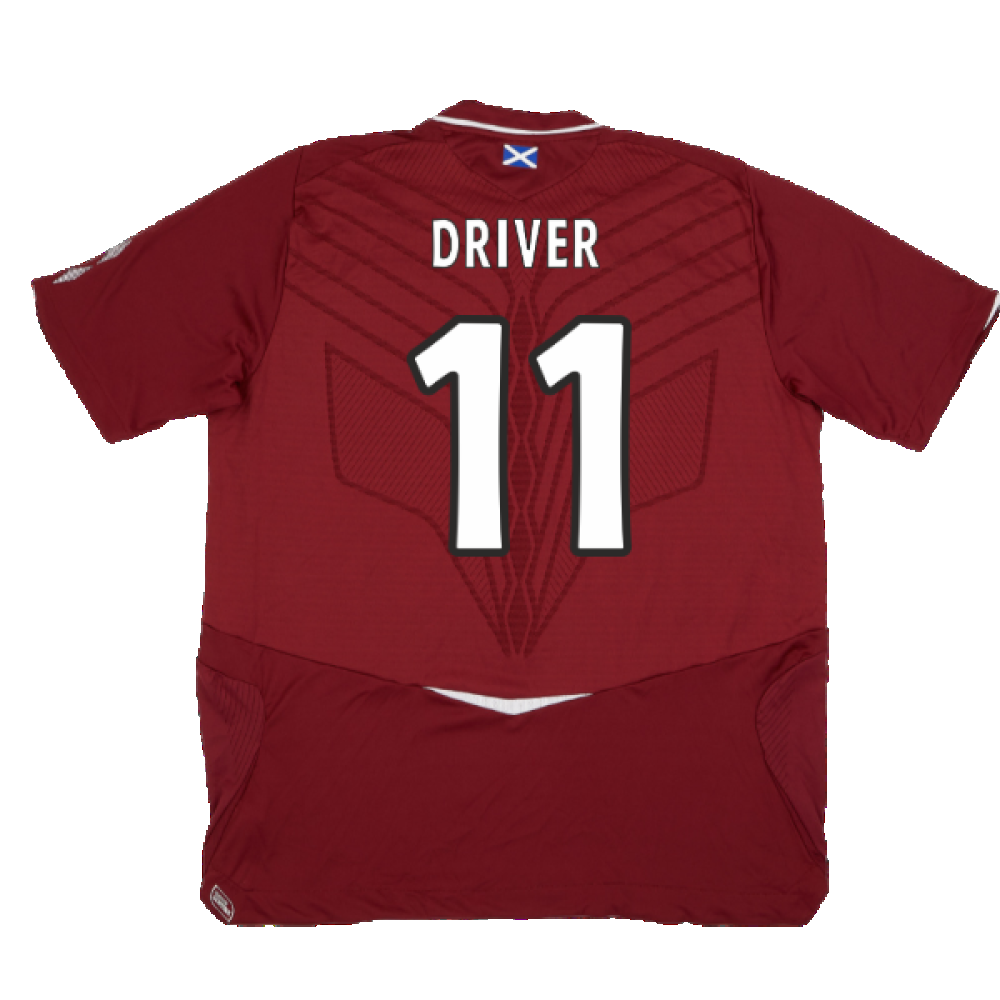 Hearts 2008-09 Home Shirt ((Good) XXL) (Driver 11)