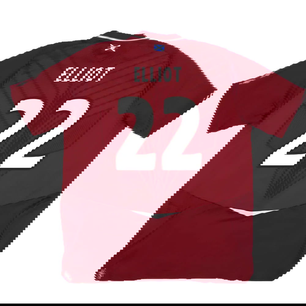 Hearts 2008-09 Home Shirt ((Good) XXL) (Elliot 22)