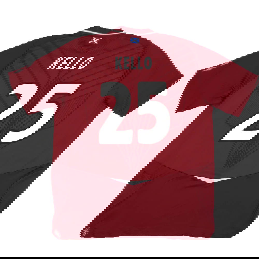 Hearts 2008-09 Home Shirt ((Good) XXL) (Kello 25)