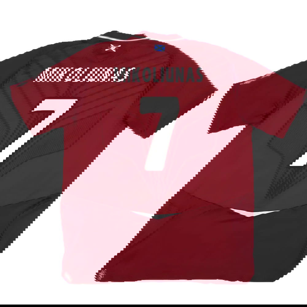 Hearts 2008-09 Home Shirt ((Good) XXL) (Mikoliunas 7)