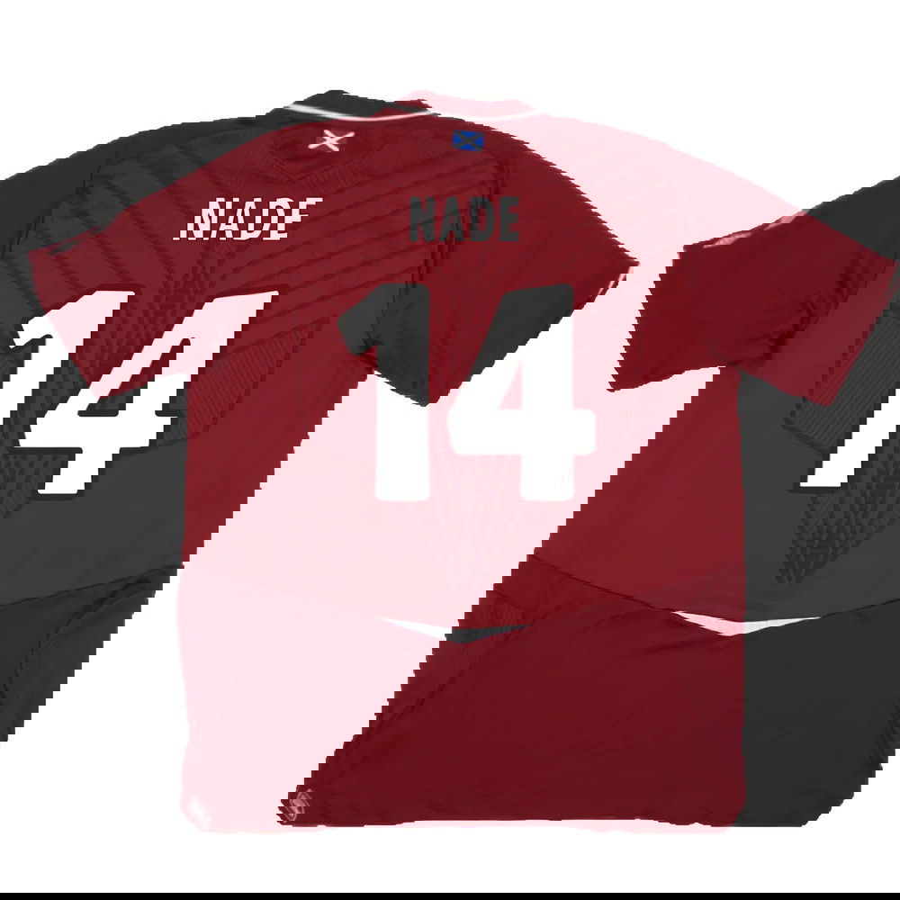 Hearts 2008-09 Home Shirt ((Good) XXL) (Nade 14)