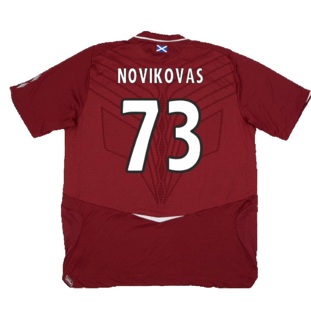 Hearts 2008-09 Home Shirt ((Good) XXL) (Novikovas 73)