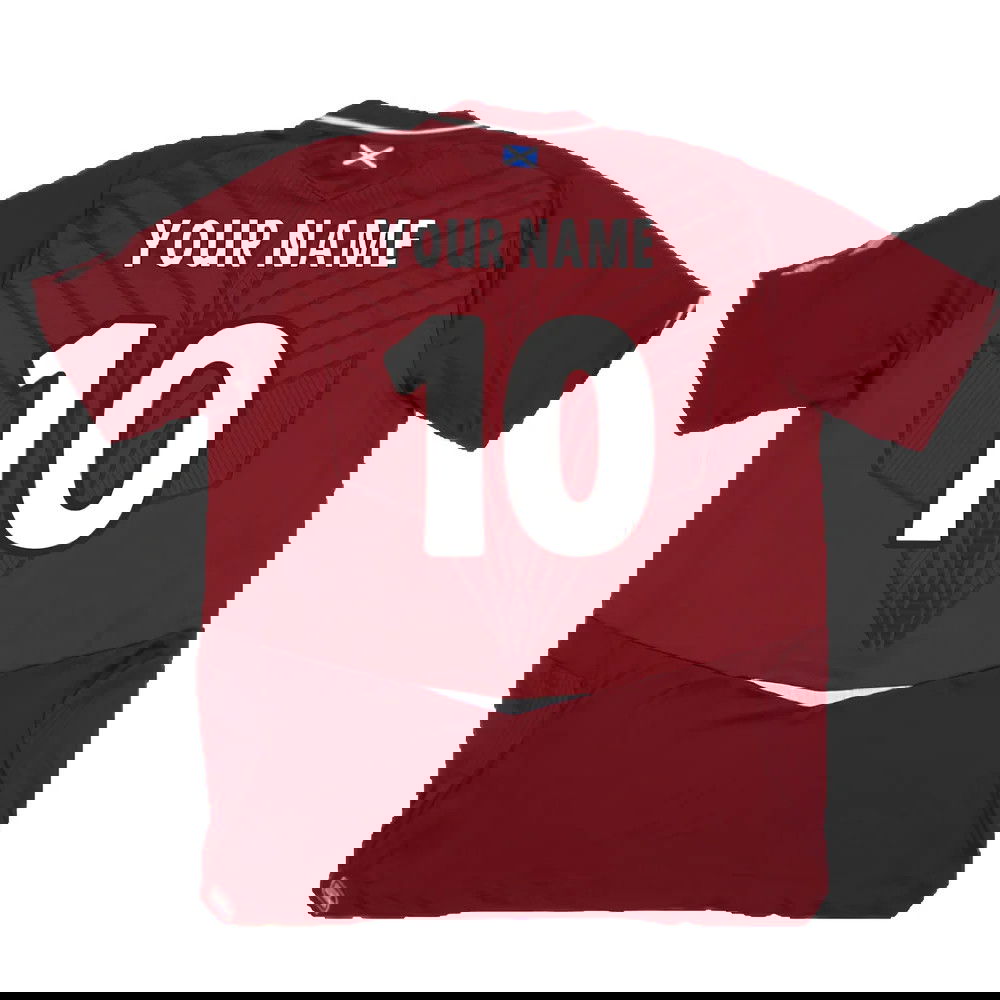 Hearts 2008-09 Home Shirt ((Good) XXL) (Your Name)