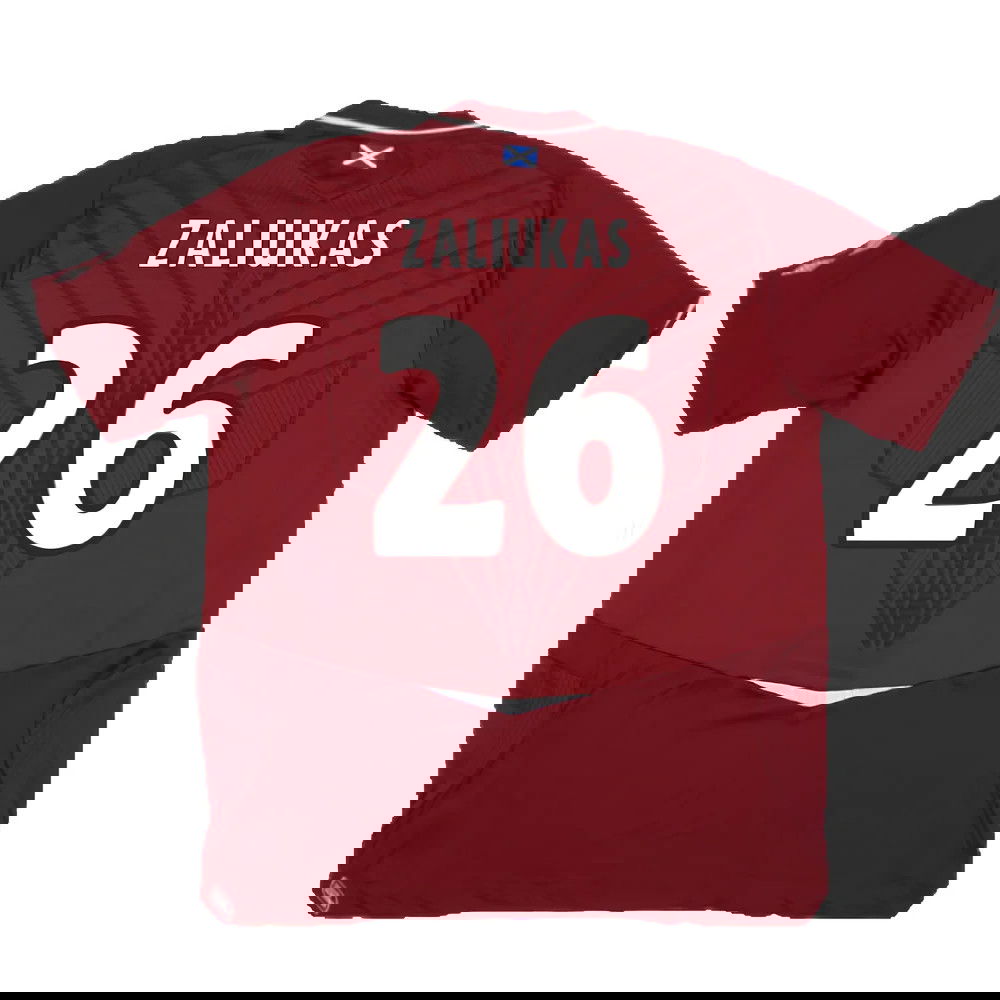 Hearts 2008-09 Home Shirt ((Good) XXL) (Zaliukas 26)