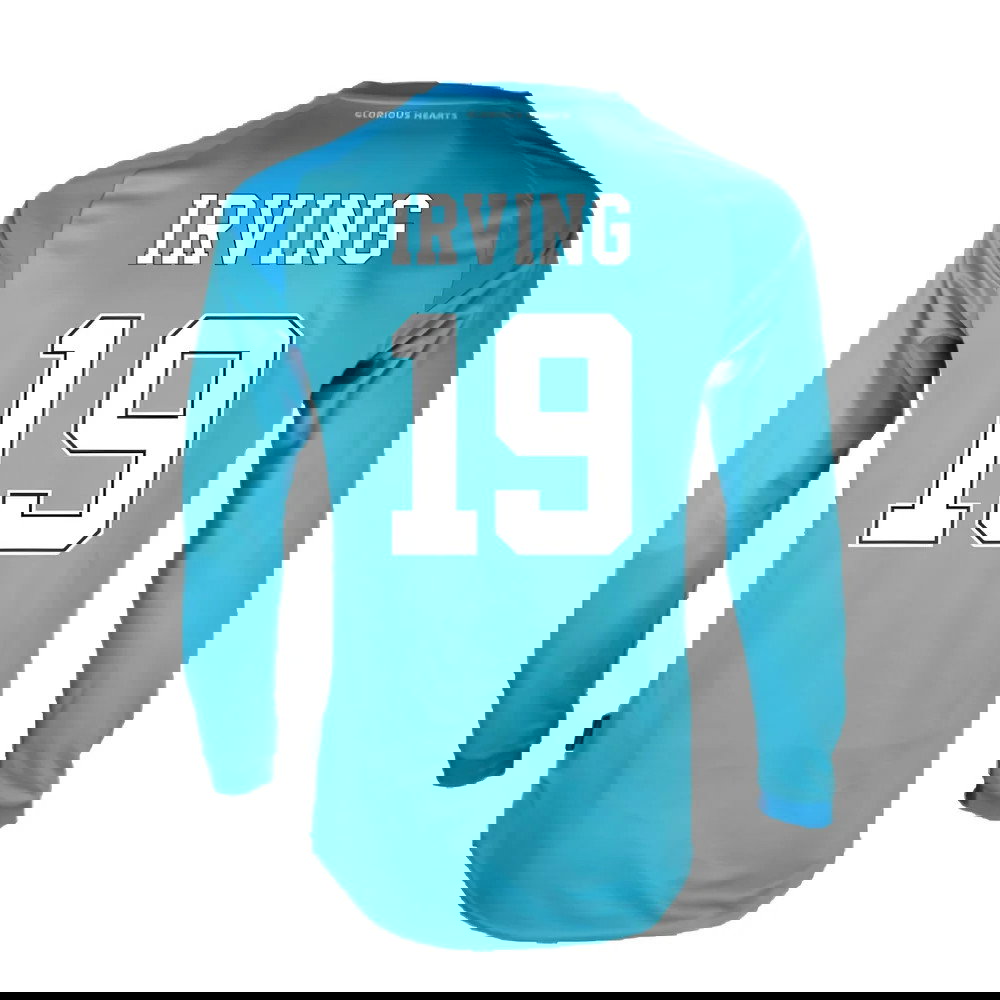 Hearts 2020-21 GK Home Long Sleeve Shirt (L) (Irving 19) (Excellent)