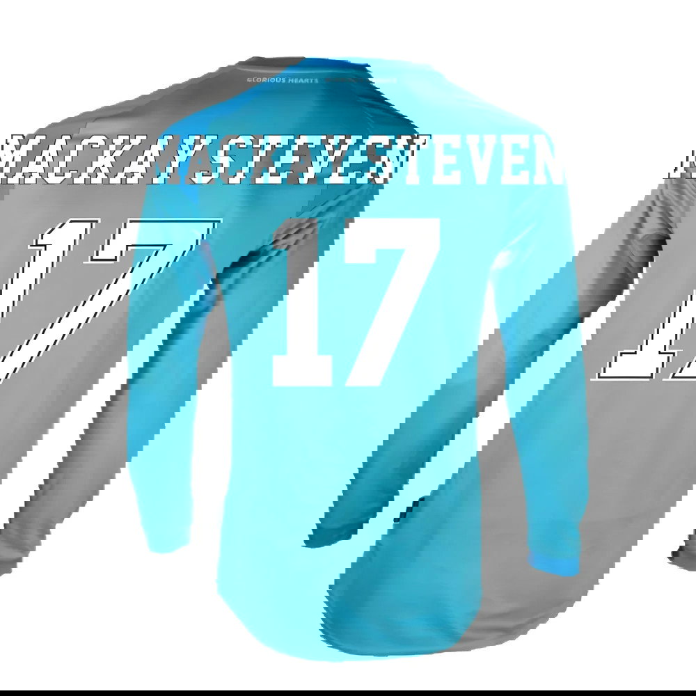 Hearts 2020-21 GK Home Long Sleeve Shirt (L) (Mackay Steven 17) (Excellent)