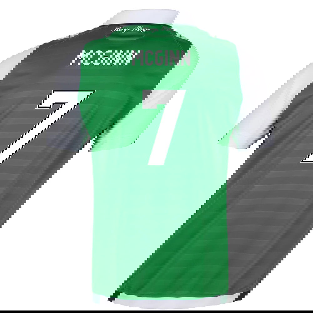 Hibernian 2017-18 Home Shirt (Excellent) (McGinn 7)