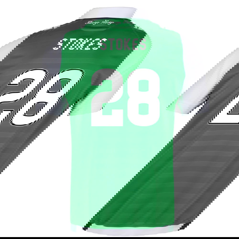 Hibernian 2017-18 Home Shirt (Excellent) (Stokes 28)