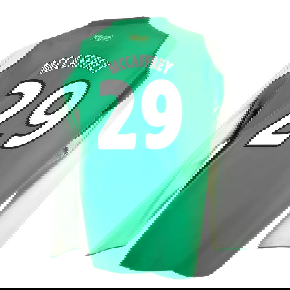 Hibs 2004-05 Long Sleeve Home Shirt ((Very Good) XL) (McCaffrey 29)