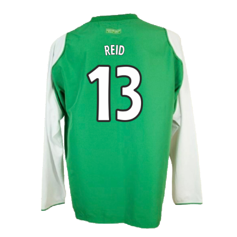 Hibs 2004-05 Long Sleeve Home Shirt ((Very Good) XL) (Reid 13)