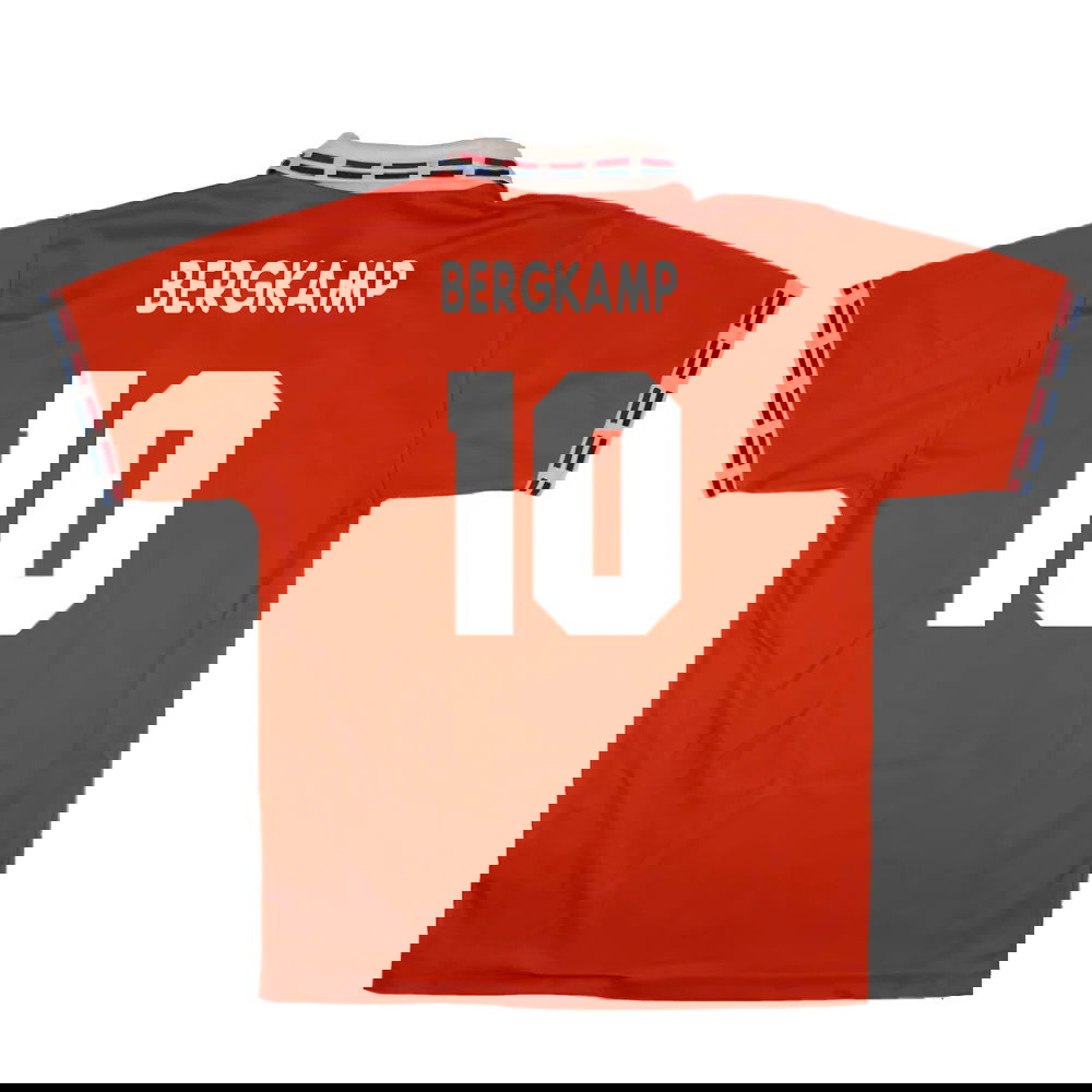 Holland 1996-97 Home Shirt (M) (Very Good) (BERGKAMP 10)