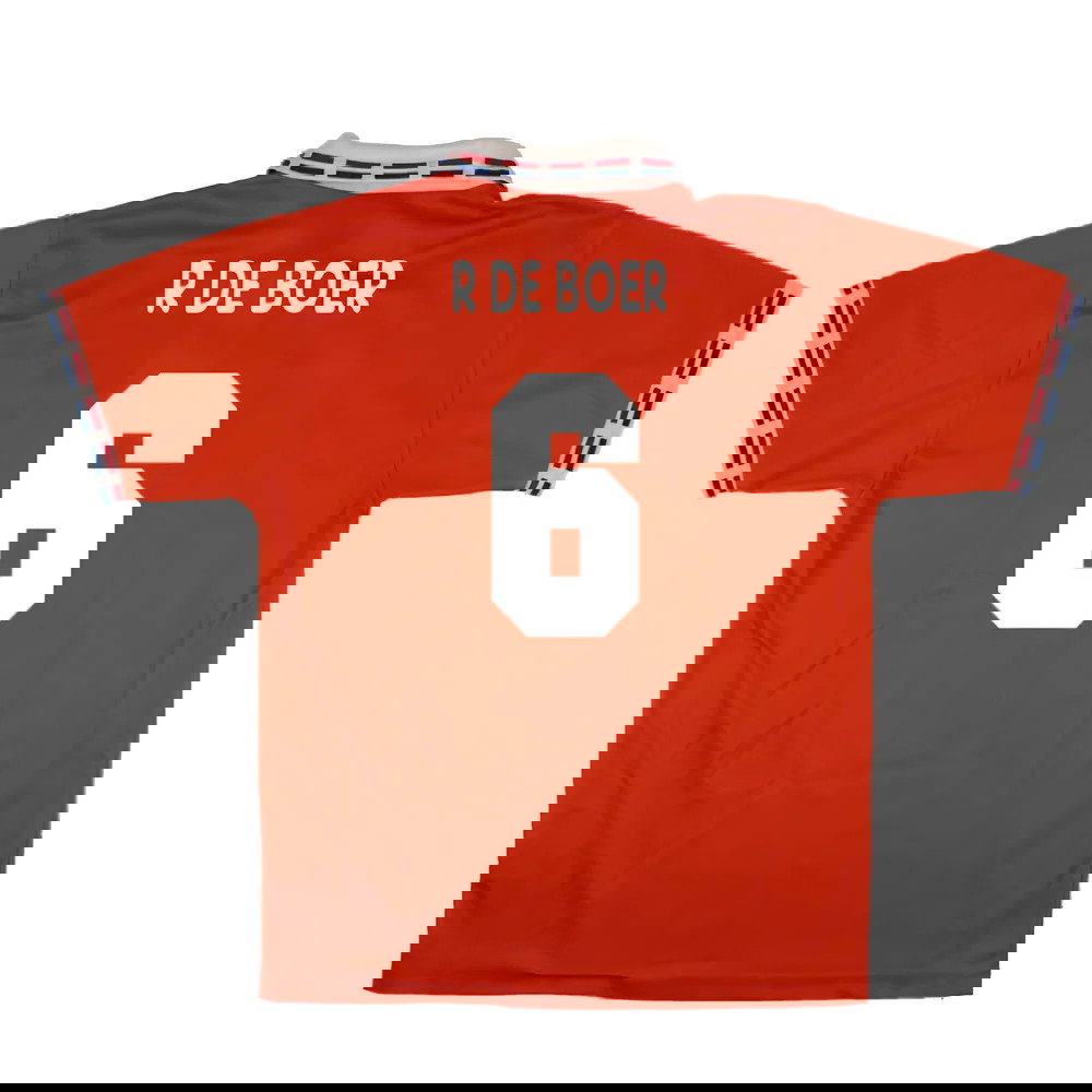 Holland 1996-97 Home Shirt (M) (Very Good) (R De Boer 6)