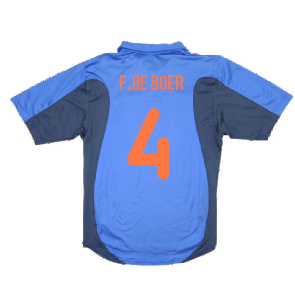 Holland 2000-02 Away Shirt ((Very Good) XL) (F.De Boer 4)