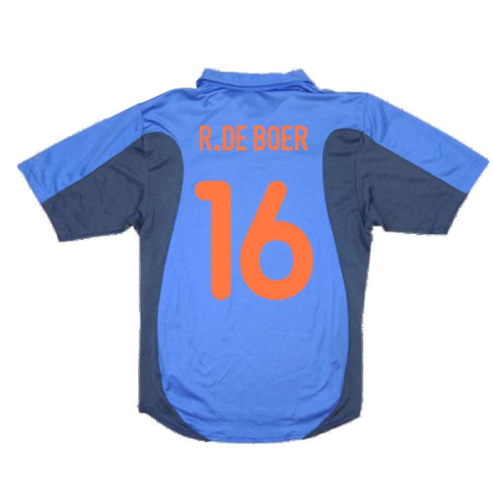 Holland 2000-02 Away Shirt ((Very Good) XL) (R.De Boer 16)