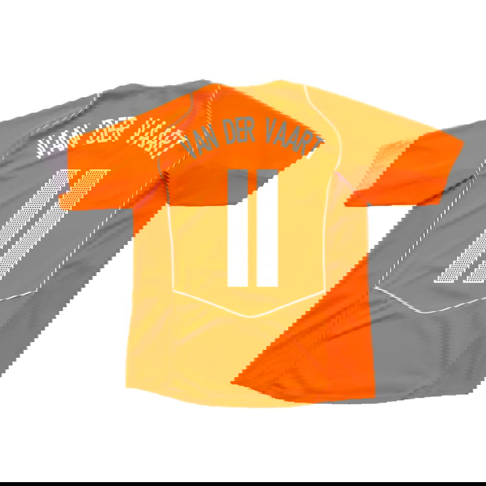 Holland 2004-05 Home Shirt ((Very Good) XXL) (Van Der Vaart 11)
