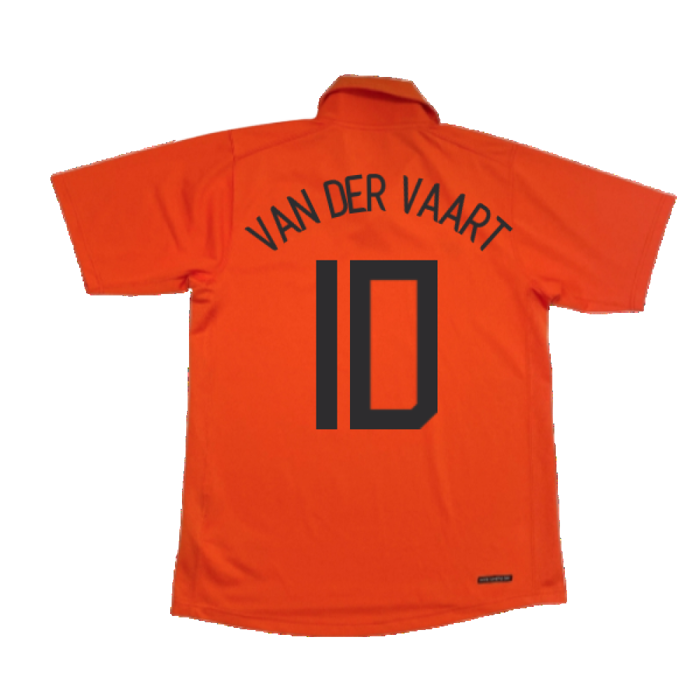 Holland 2006-08 Home Shirt (M) ((Good) M) (Van Der Vaart 10)