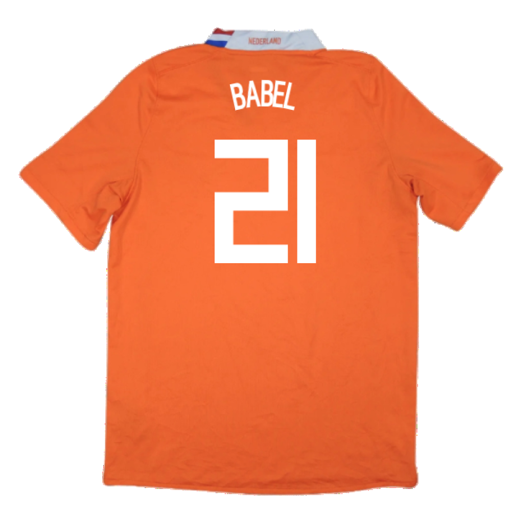 Holland 2008-10 Home Shirt ((Excellent) M) (Babel 21)